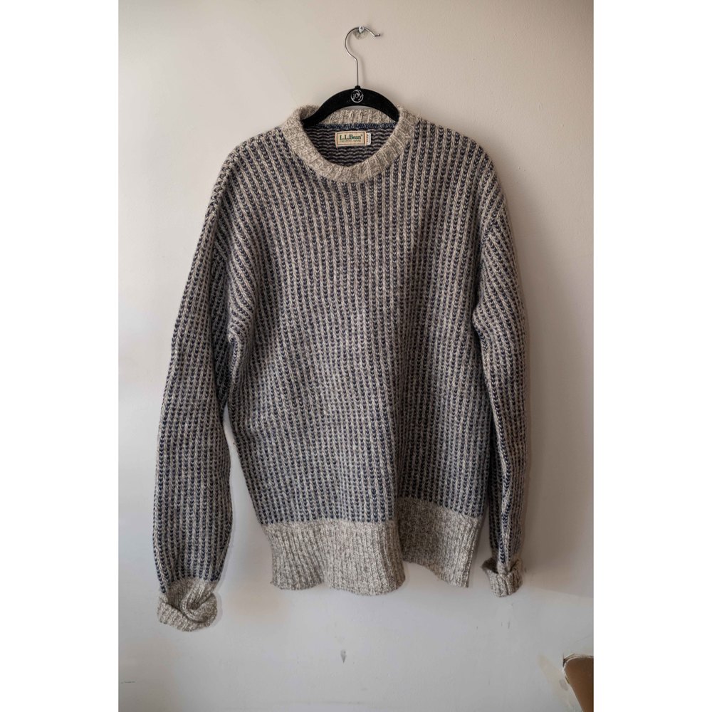 L.L. Bean Norwegian Style Wool Sweater